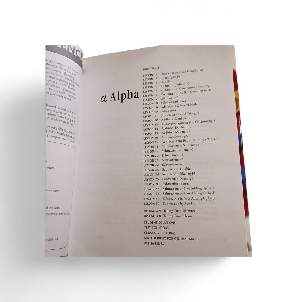 Math U See Alpha Teachers Instruction Manual‎ Instruction Manual Only Book EUC - Picture 4 of 4